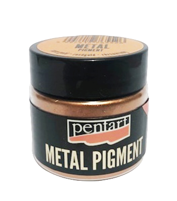 Metal pigment pudra 8g - Roz Auriu