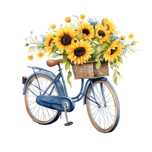Ride with Sunflowers