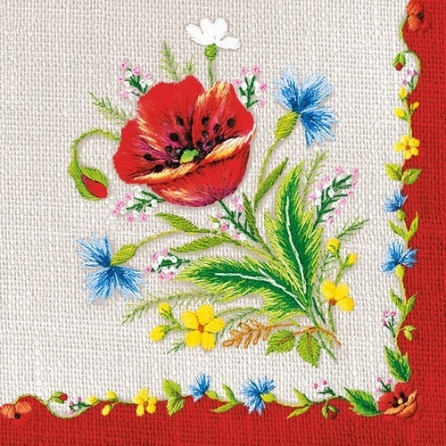 Poppy Folk Embroidery