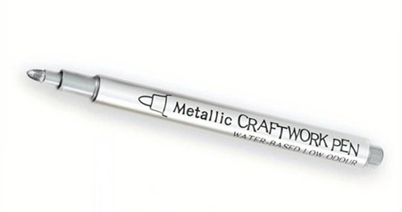 Marker Metalic Permanent - Argintiu