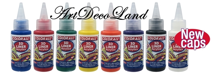 COLOR-ALL 3D Acrylic Liner 50ml - YELLOW