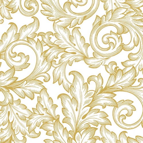 Baroque Gold/White