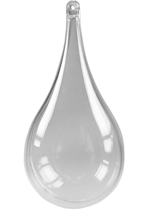 Glob din plastic Transparent LACRIMA - 11cm