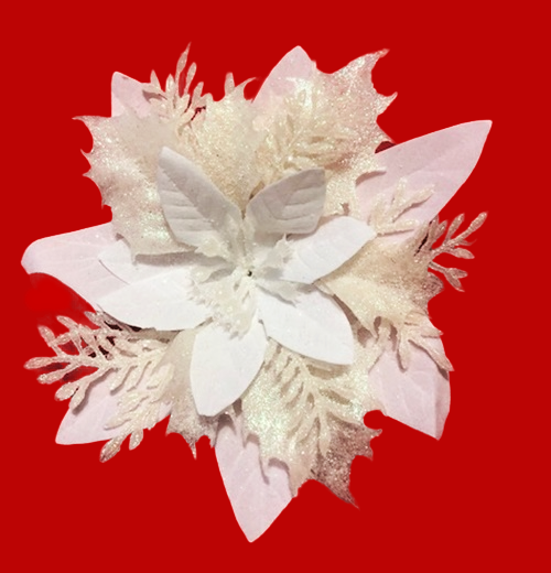 Floare decorativa - Alba