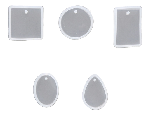 Matrita silicon transparent - SET 5 Pendants
