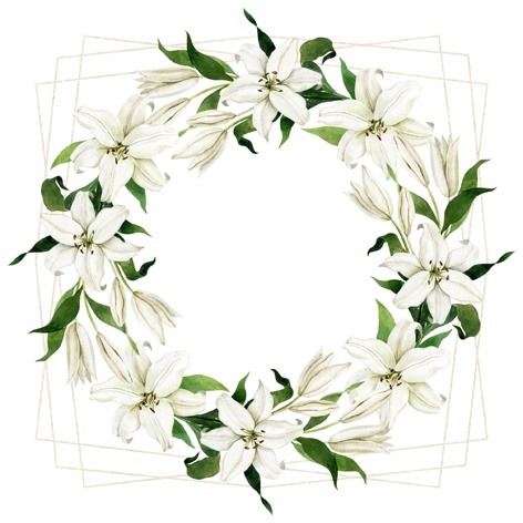 Madonna Lily Wreath