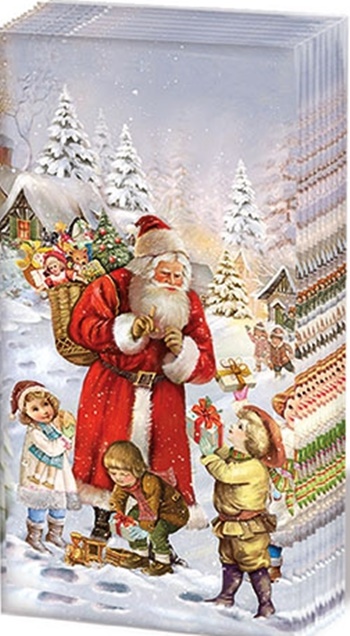 Santa Bringing Presents - PACHET