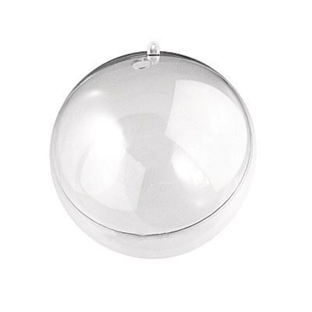 Glob din plastic Transparent - 7cm