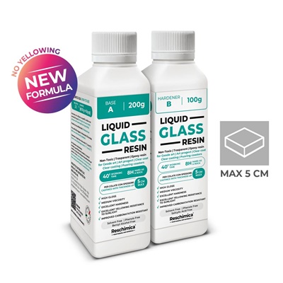 LIQUID GLASS 2.0 - Rasina epoxidica cu efect de sticla 300 g