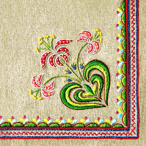 Fabric Folk Embroidery