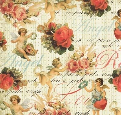 Hartie scrapbooking - Roses and Angels