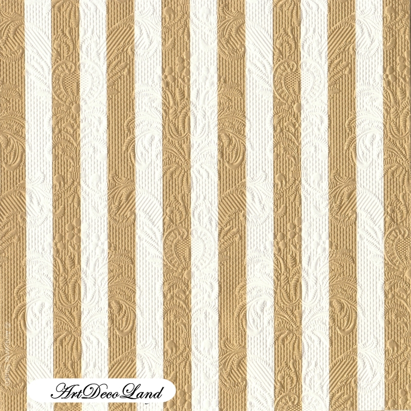 Embossed Stripes - Gold