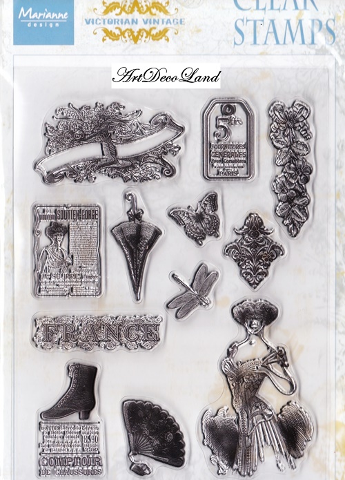 Set stampile decorative "Victorian Ladies 1"