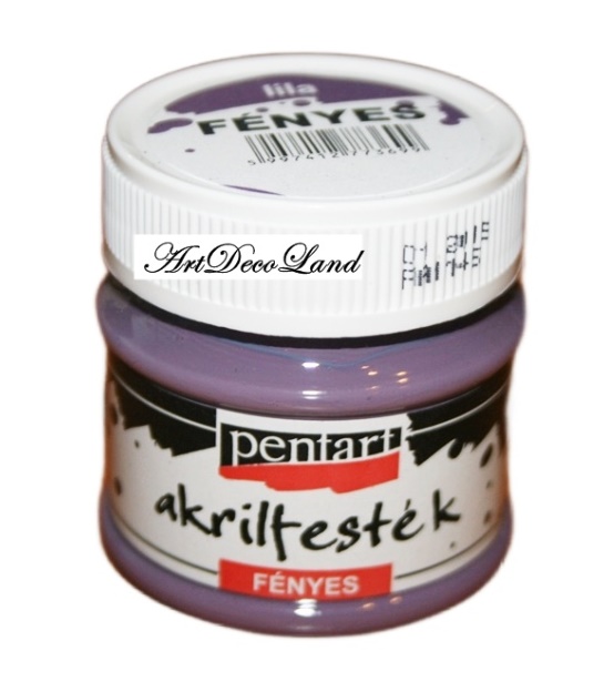 Culori acrilice lucioase Pentart - Violet