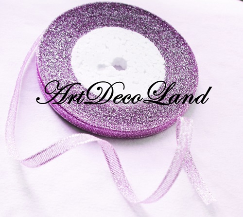 Panglica lurex lila 6mm