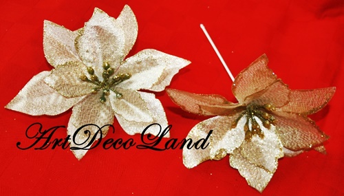 Floare decorativa - Aurie