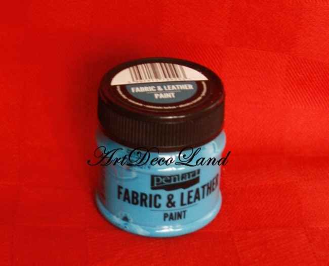 Culori pentru textile si piele - albastru turquoise