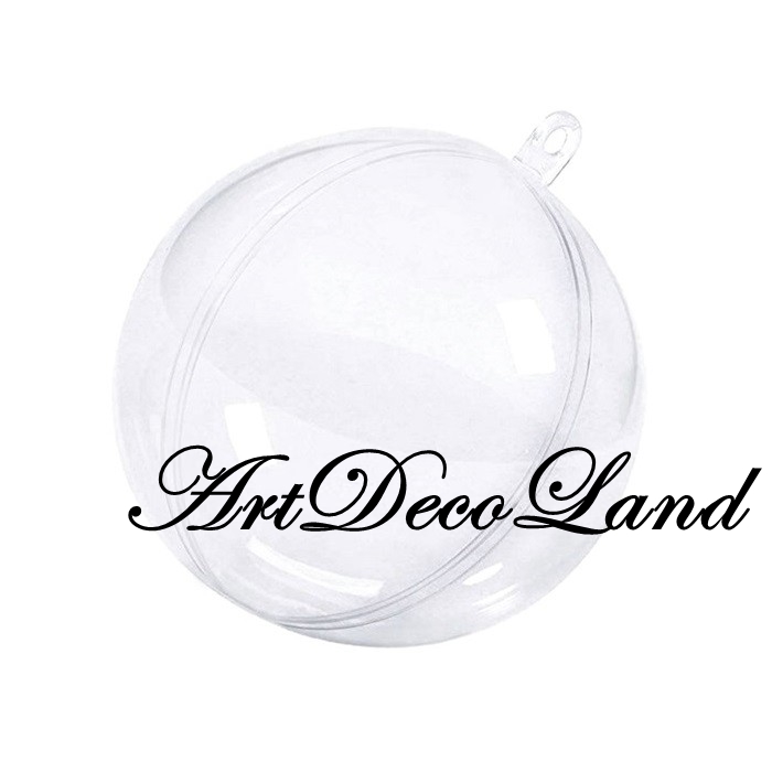 Glob din plastic Transparent - 14cm