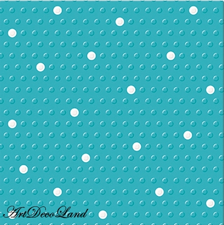 Inspiration Dots Turquoise - embossed