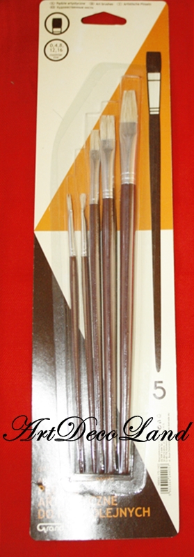 Set 5 pensule sintetice