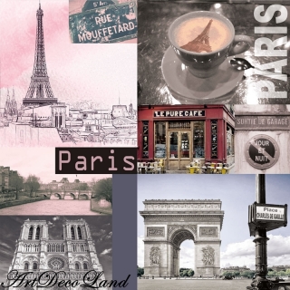 Paris City Life - SET 4 buc