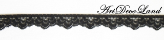 Dantela neagra - 1,6 cm