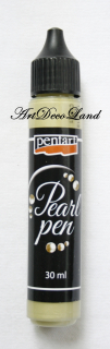 Pearl Pen - Antique Gold